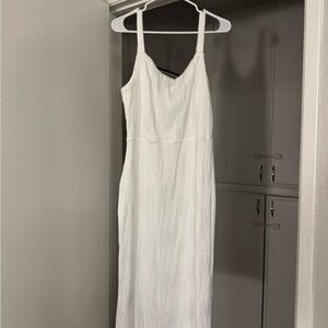 Rihoas Water Ripple Textured Midi Dress (Size L)